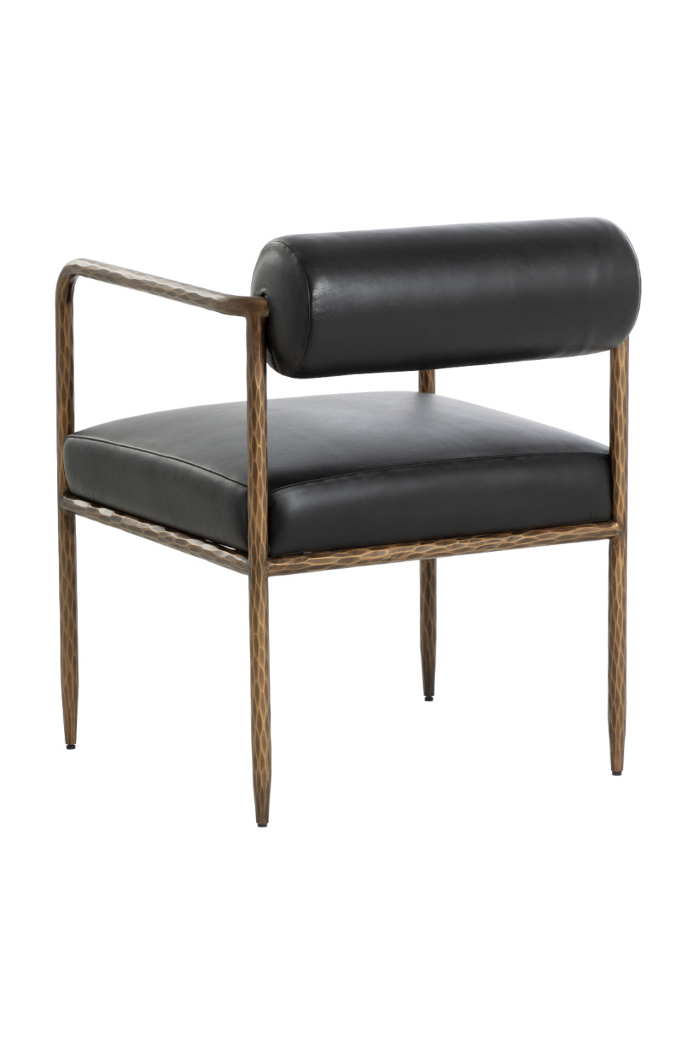 Modern European furniture - Leather Bolster-Back Dining Chair - www.oroa.com | Oroa.com
