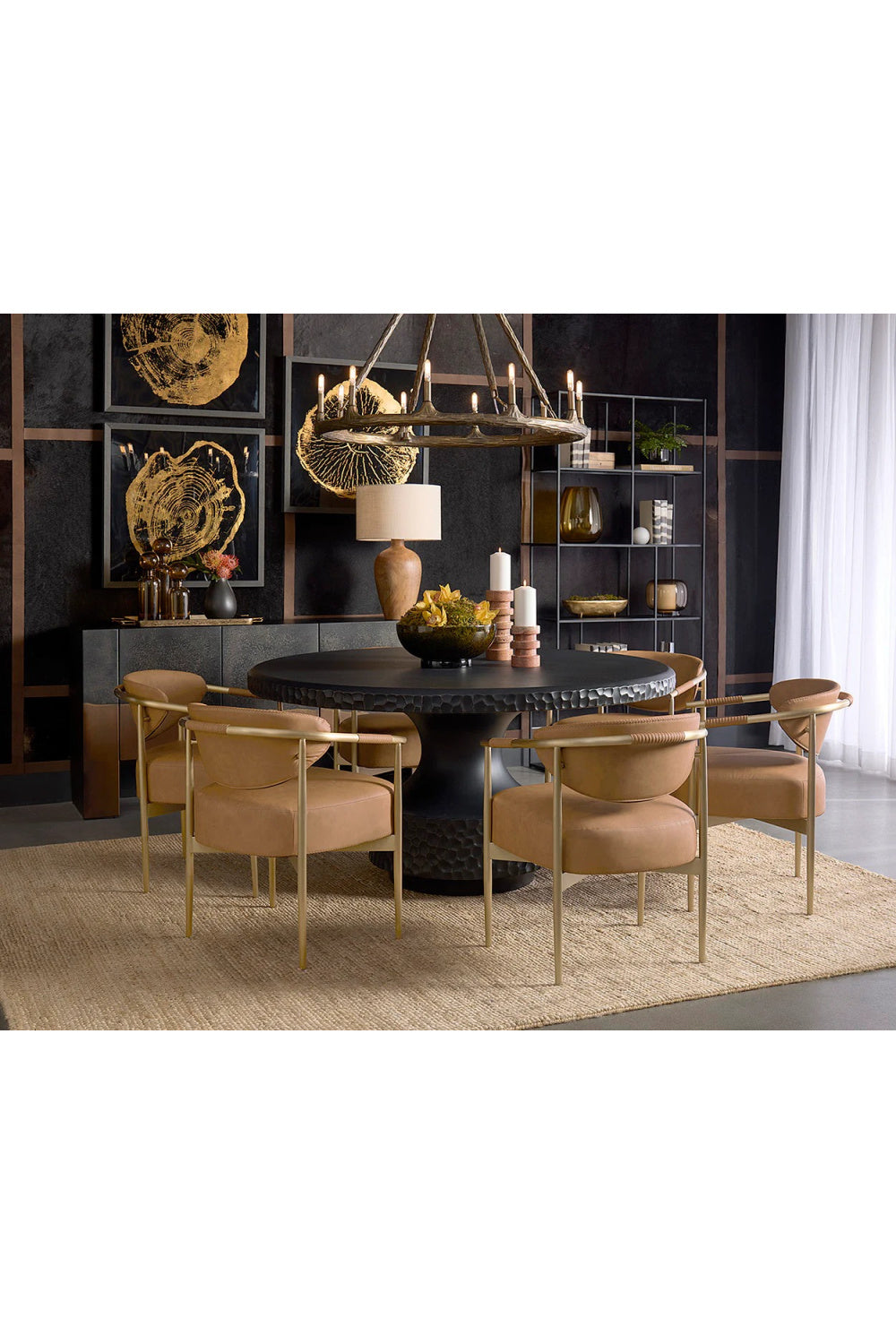 Modern European furniture - Copper Patina Accent Sideboard - www.oroa.com | Oroa.com