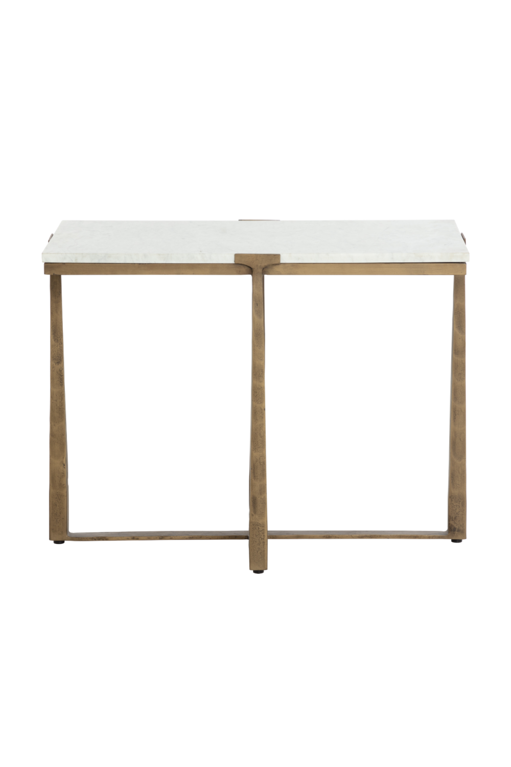 Modern European furniture - Rectangular White Marble Side Table - www.oroa.com | Oroa.com
