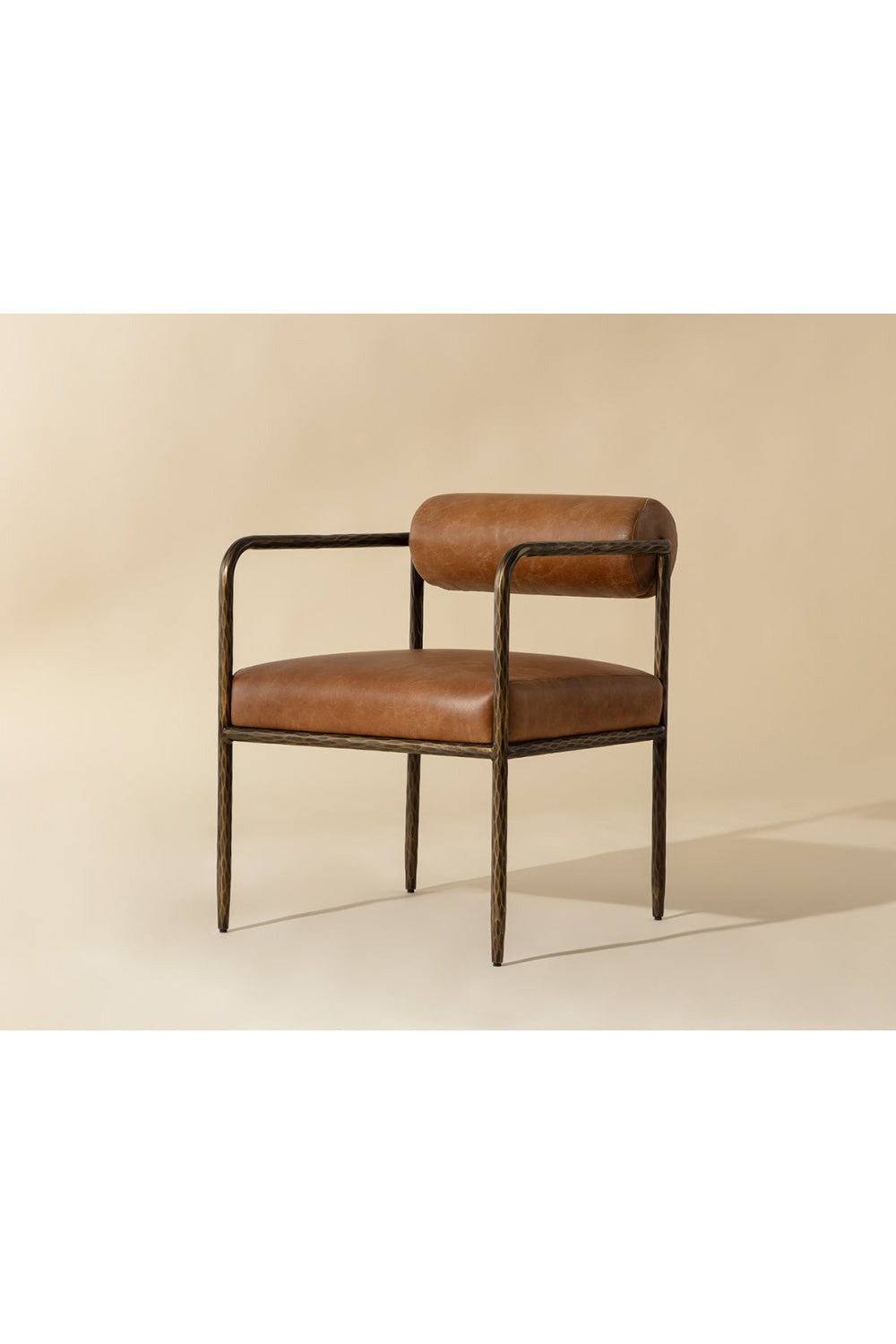 Modern European furniture - Leather Bolster-Back Dining Chair - www.oroa.com | Oroa.com