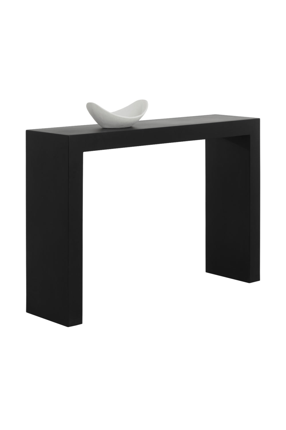 Modern European furniture - Black Minimalist Indoor/Outdoor Console Table - www.oroa.com | Oroa.com