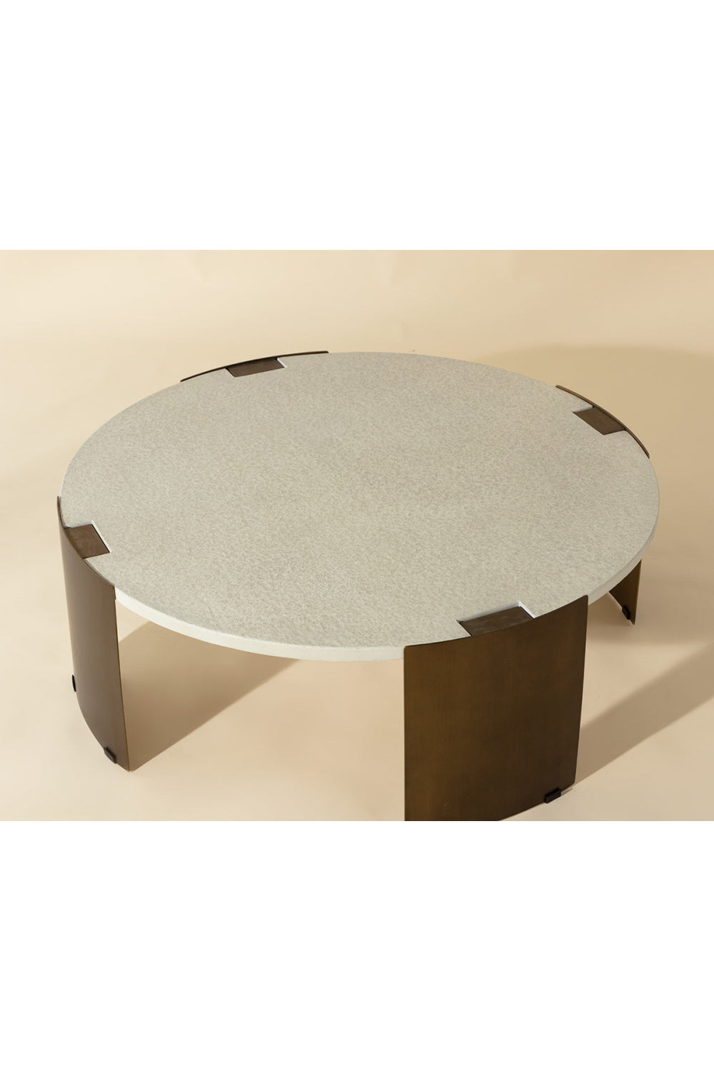 Modern European furniture - Round Concrete Indoor/Outdoor Coffee Table - www.oroa.com | Oroa.com