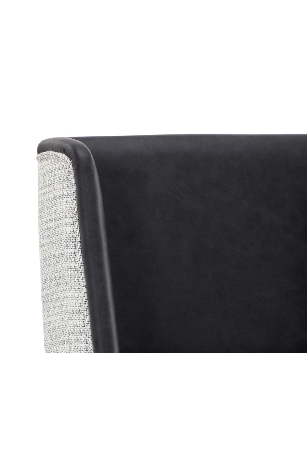 Modern European furniture - Black Leather Counter Stool - www.oroa.com | Oroa.com