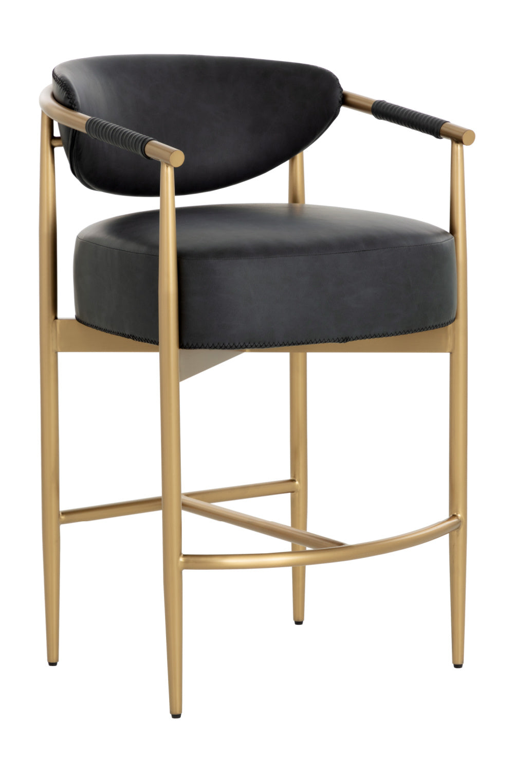 Modern European furniture - Curved Back Counter Stool - www.oroa.com | Oroa.com
