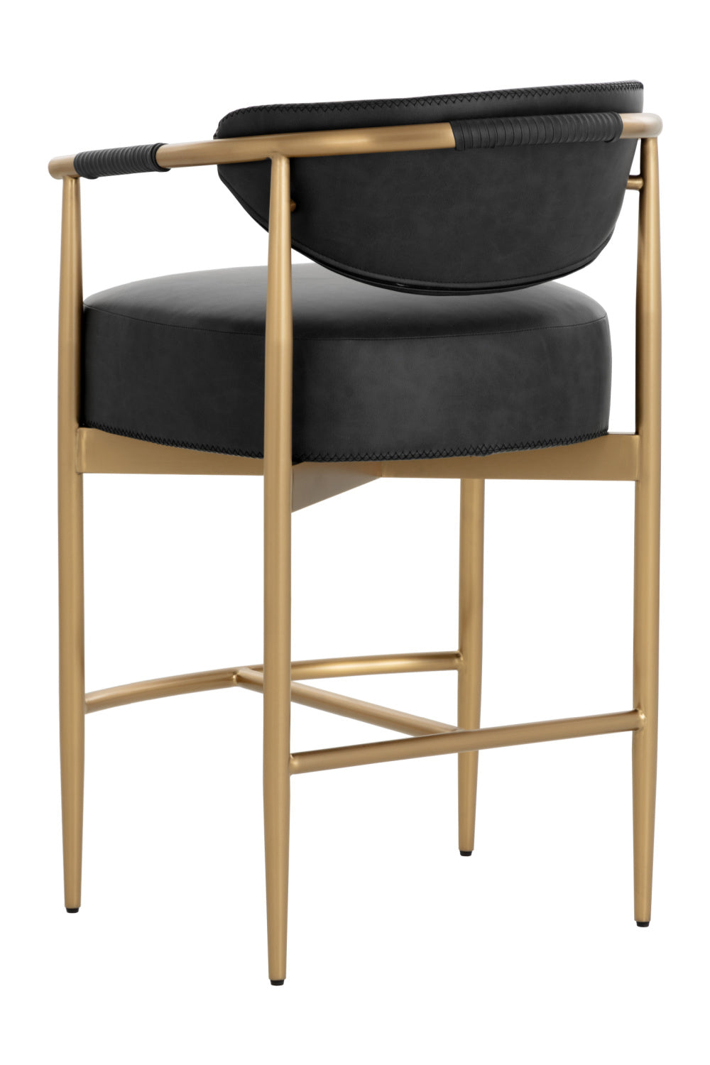 Modern European furniture - Curved Back Counter Stool - www.oroa.com | Oroa.com