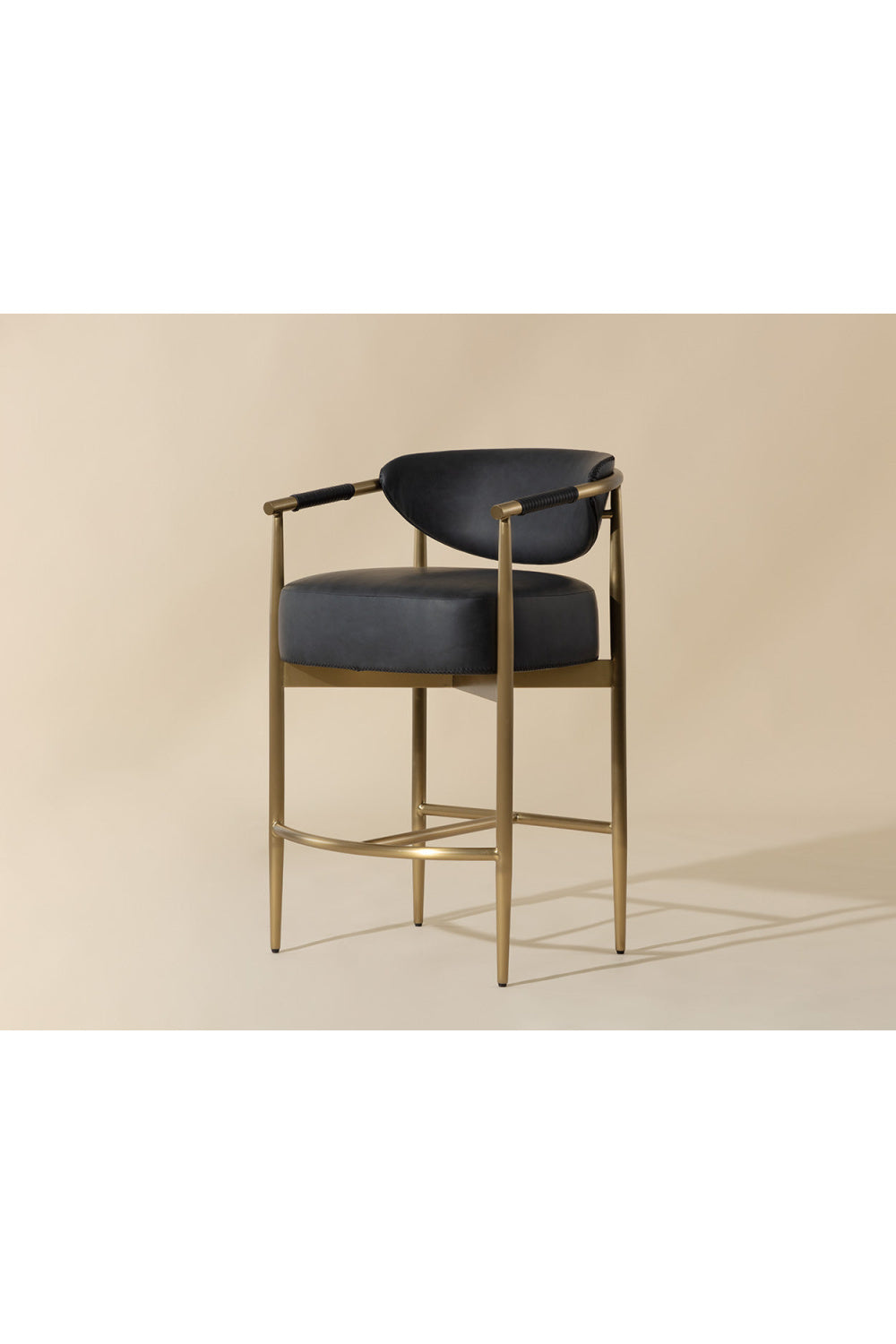 Modern European furniture - Curved Back Counter Stool - www.oroa.com | Oroa.com