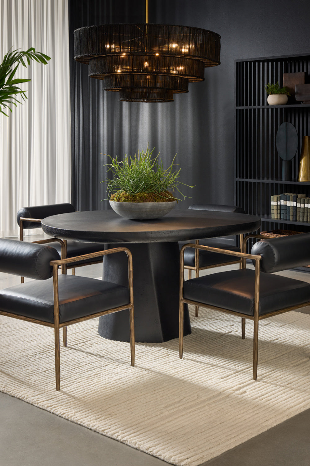 Modern European furniture - Sculptural Indoor/Outdoor Concrete Dining Table - www.oroa.com | Oroa.com