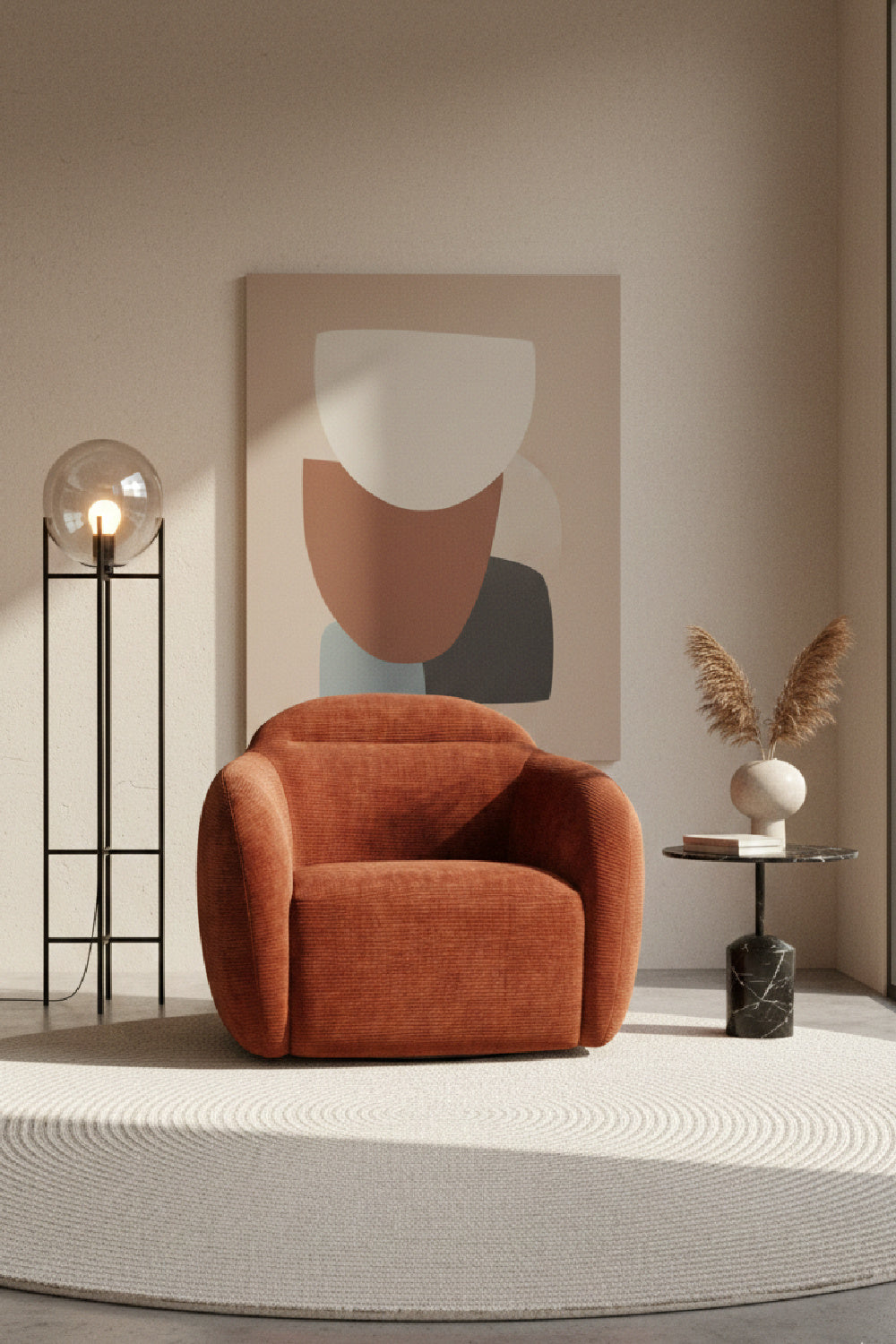 Modern European furniture - Modern Swivel Lounge Chair - www.oroa.com | Oroa.com