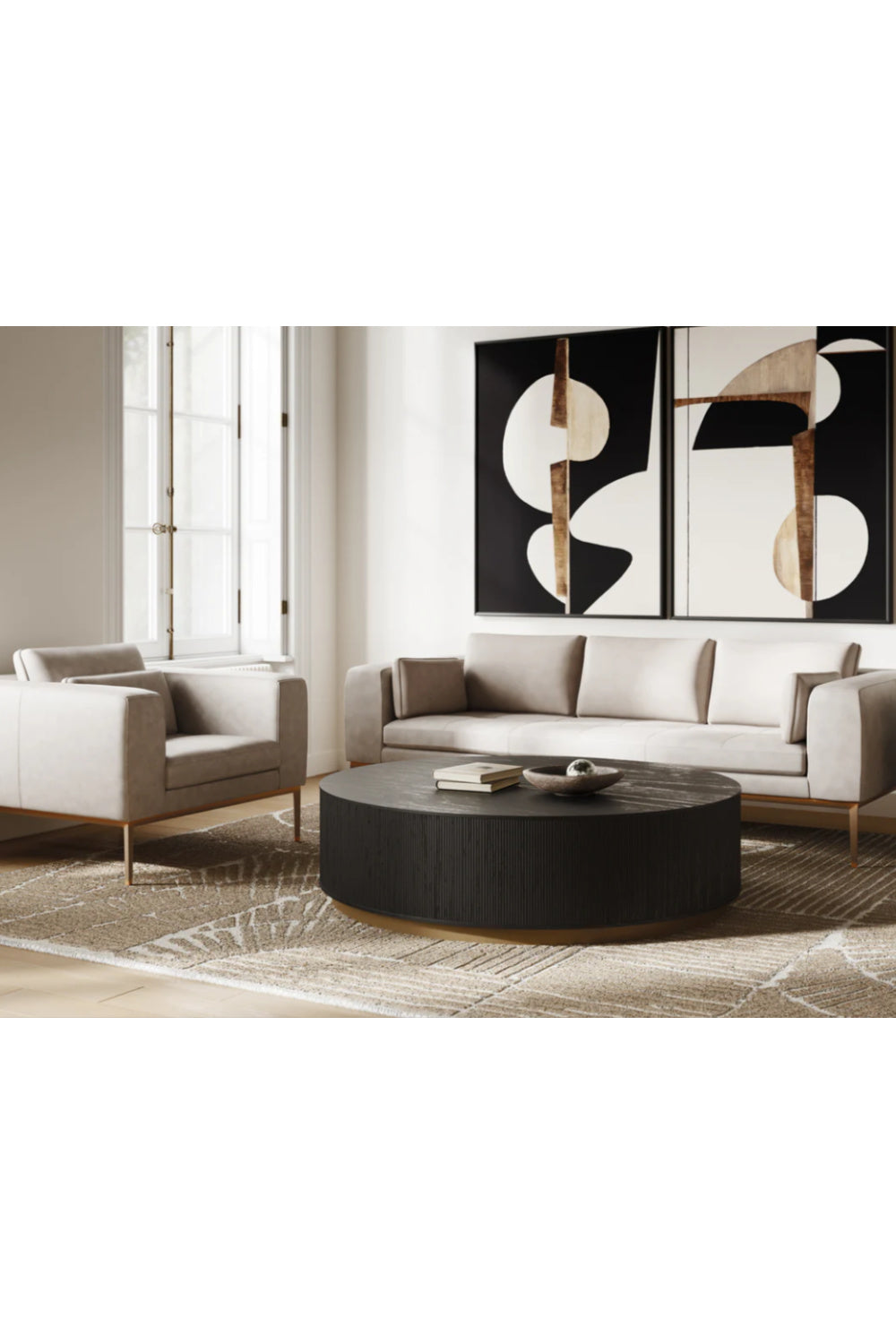 Modern European furniture - Taupe Wool-Viscose Area Rug - www.oroa.com | Oroa.com