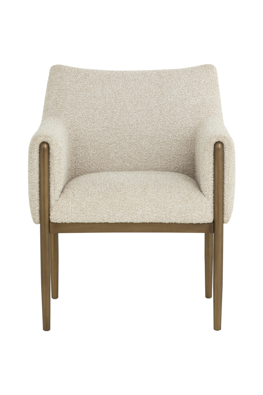 Bronze Legged Dining Armchair Modern European furniture - www.oroa.com | Oroa.com