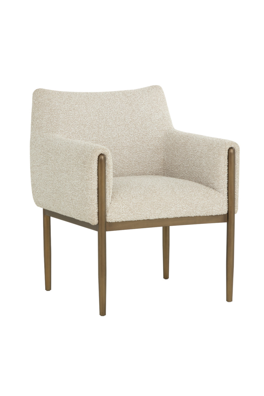 Bronze Legged Dining Armchair Modern European furniture - www.oroa.com | Oroa.com