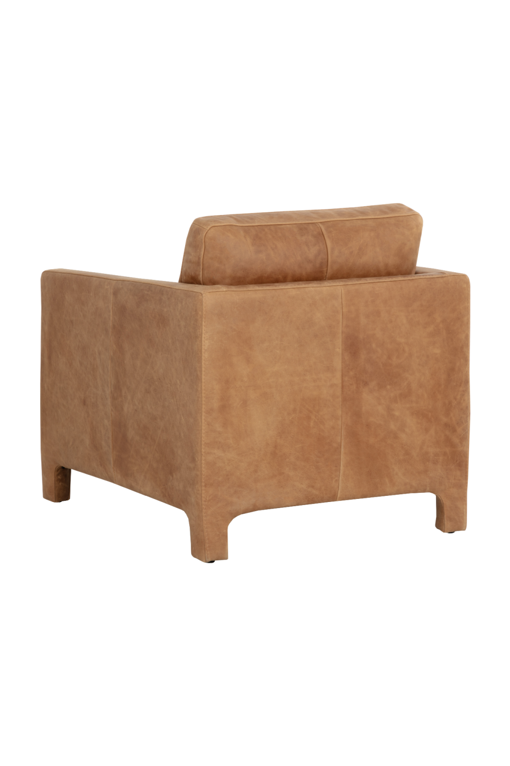 Modern European furniture - Bovine Leather Lounge Chair - www.oroa.com | Oroa.com