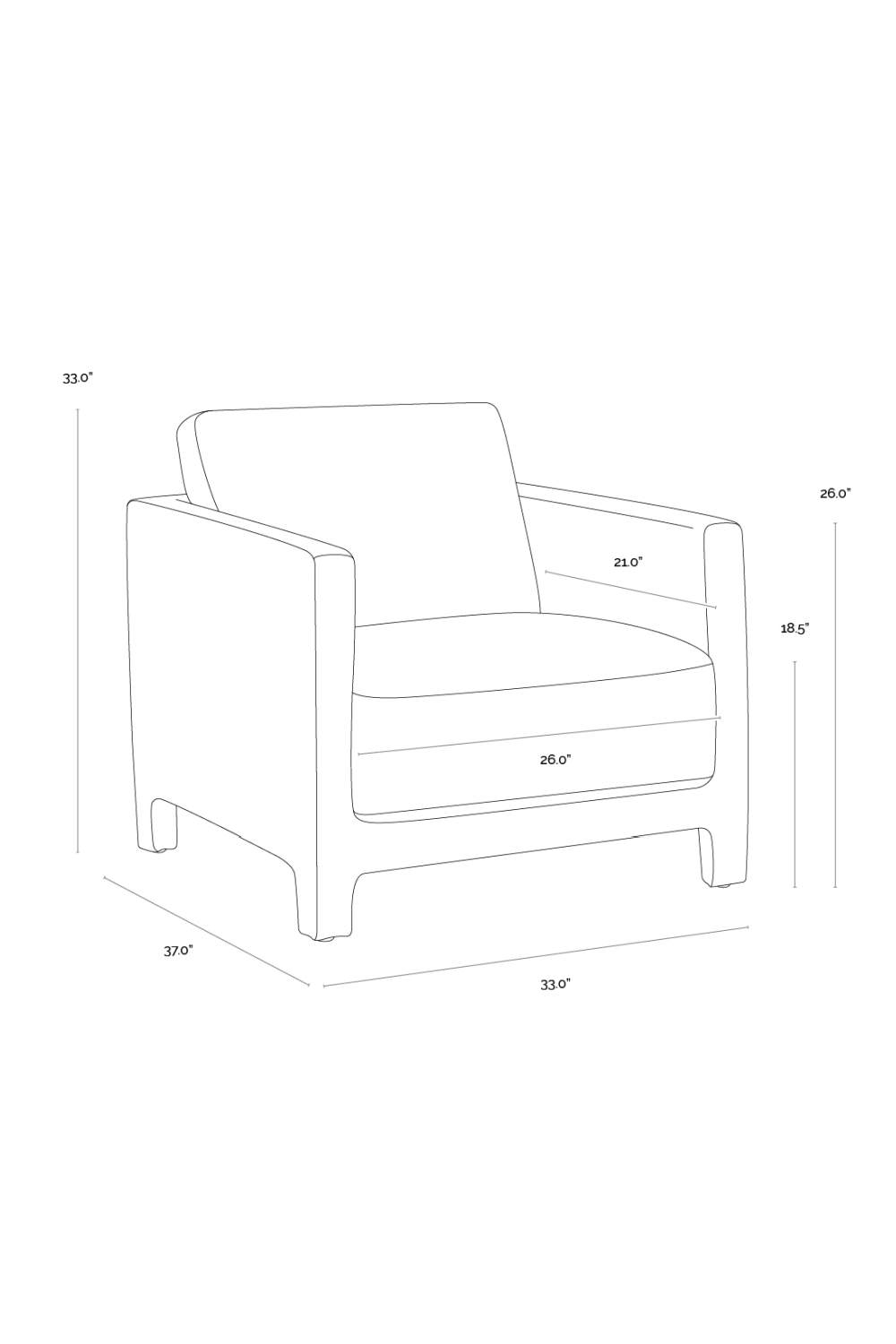 Modern European furniture - Bovine Leather Lounge Chair - www.oroa.com | Oroa.com