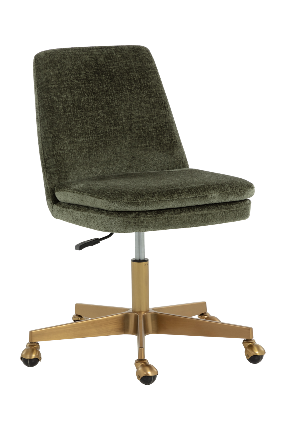 Modern European furniture - Matte Gold Base Office Chair - www.oroa.com | Oroa.com