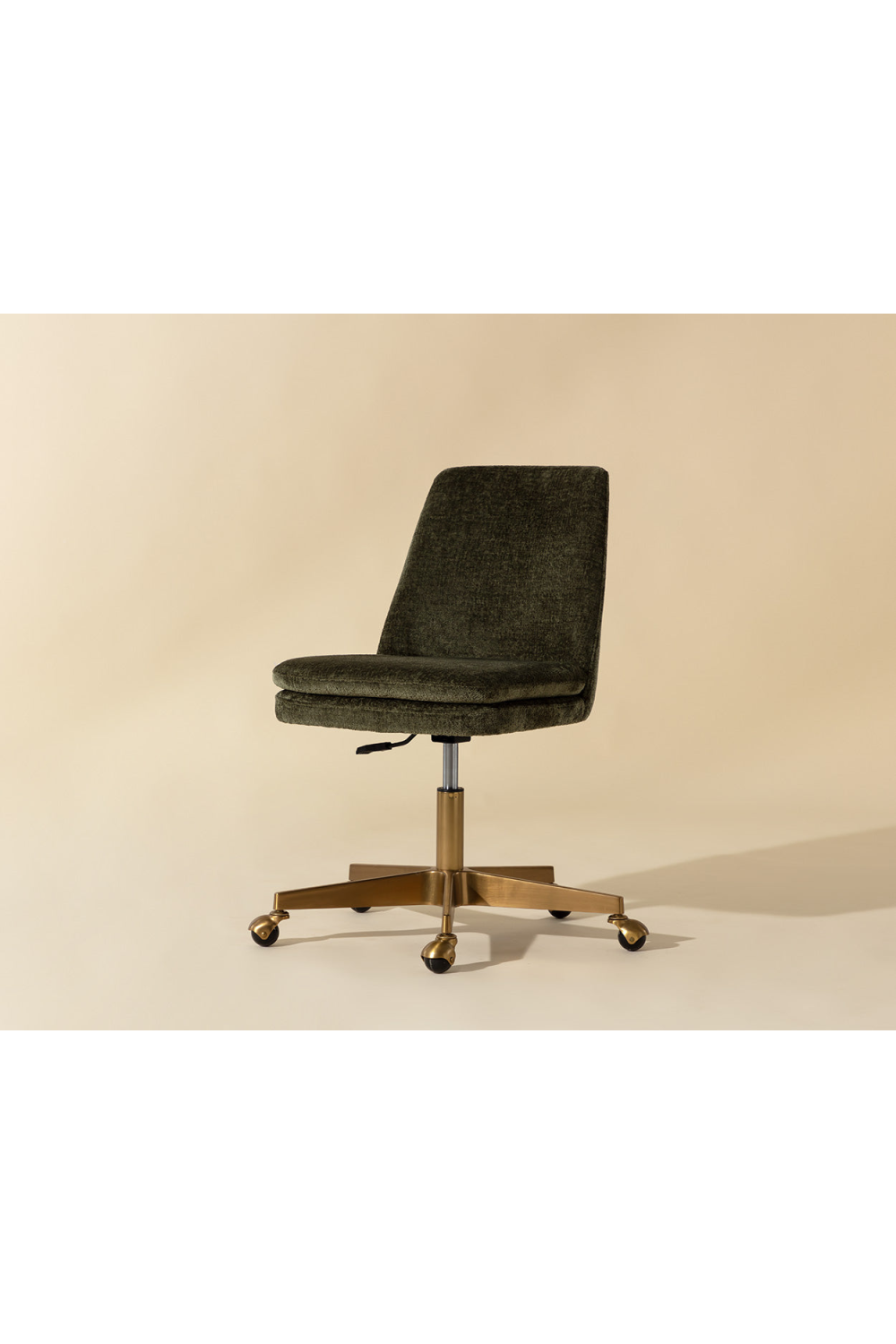 Modern European furniture - Matte Gold Base Office Chair - www.oroa.com | Oroa.com