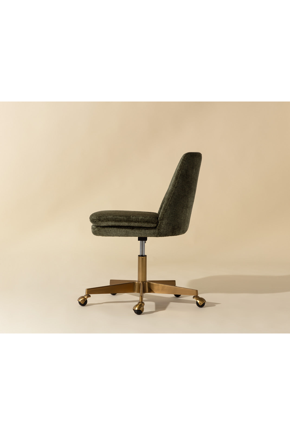 Modern European furniture - Matte Gold Base Office Chair - www.oroa.com | Oroa.com