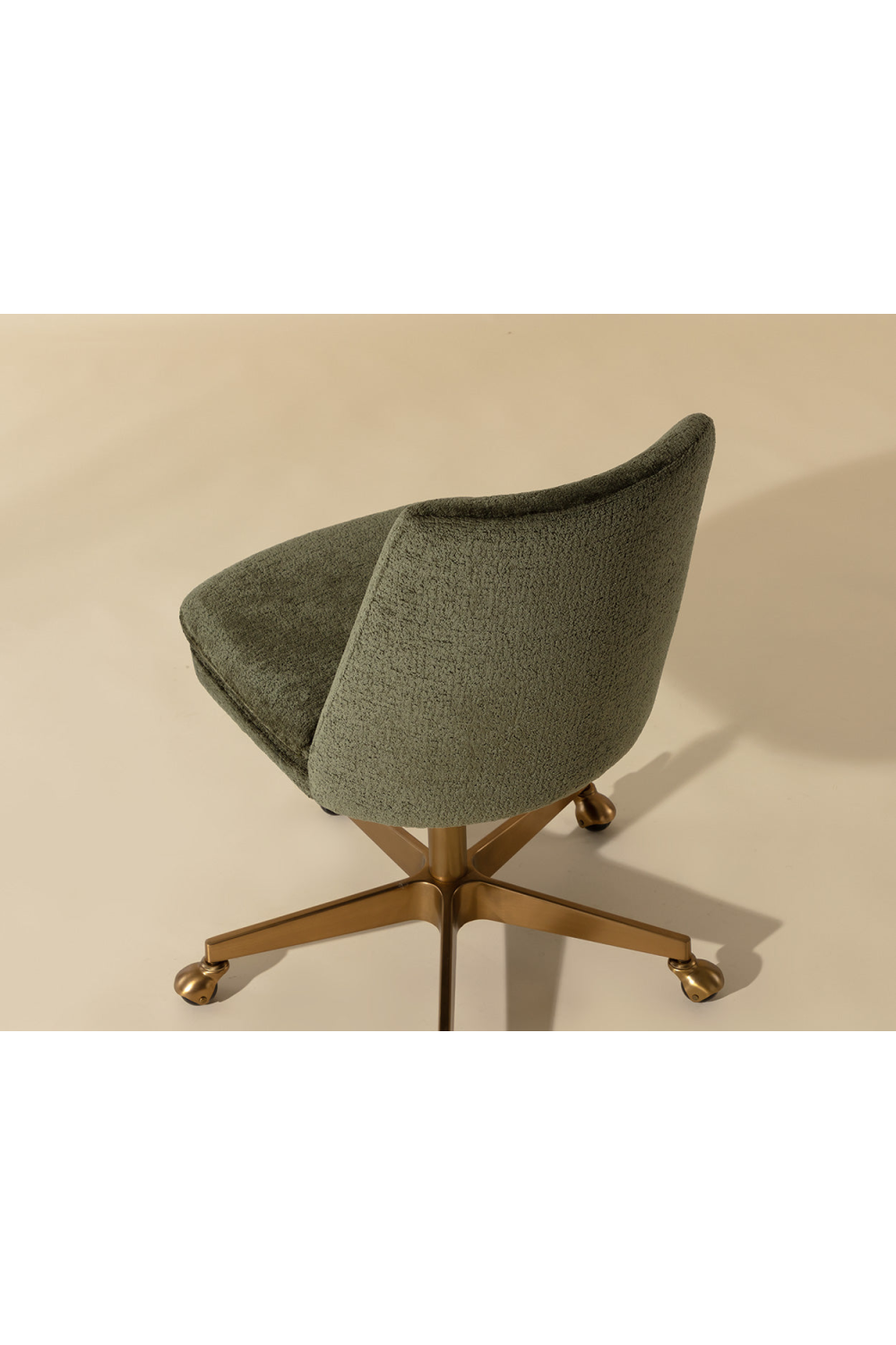 Modern European furniture - Matte Gold Base Office Chair - www.oroa.com | Oroa.com