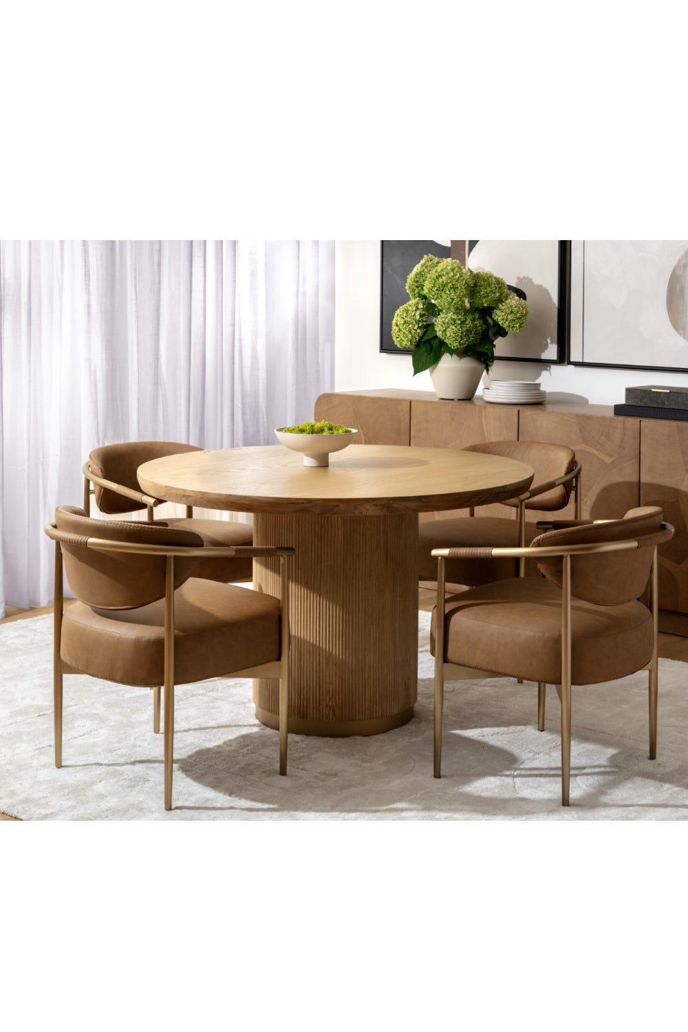 Modern European furniture - Leather Look Rope Dining Chair - www.oroa.com