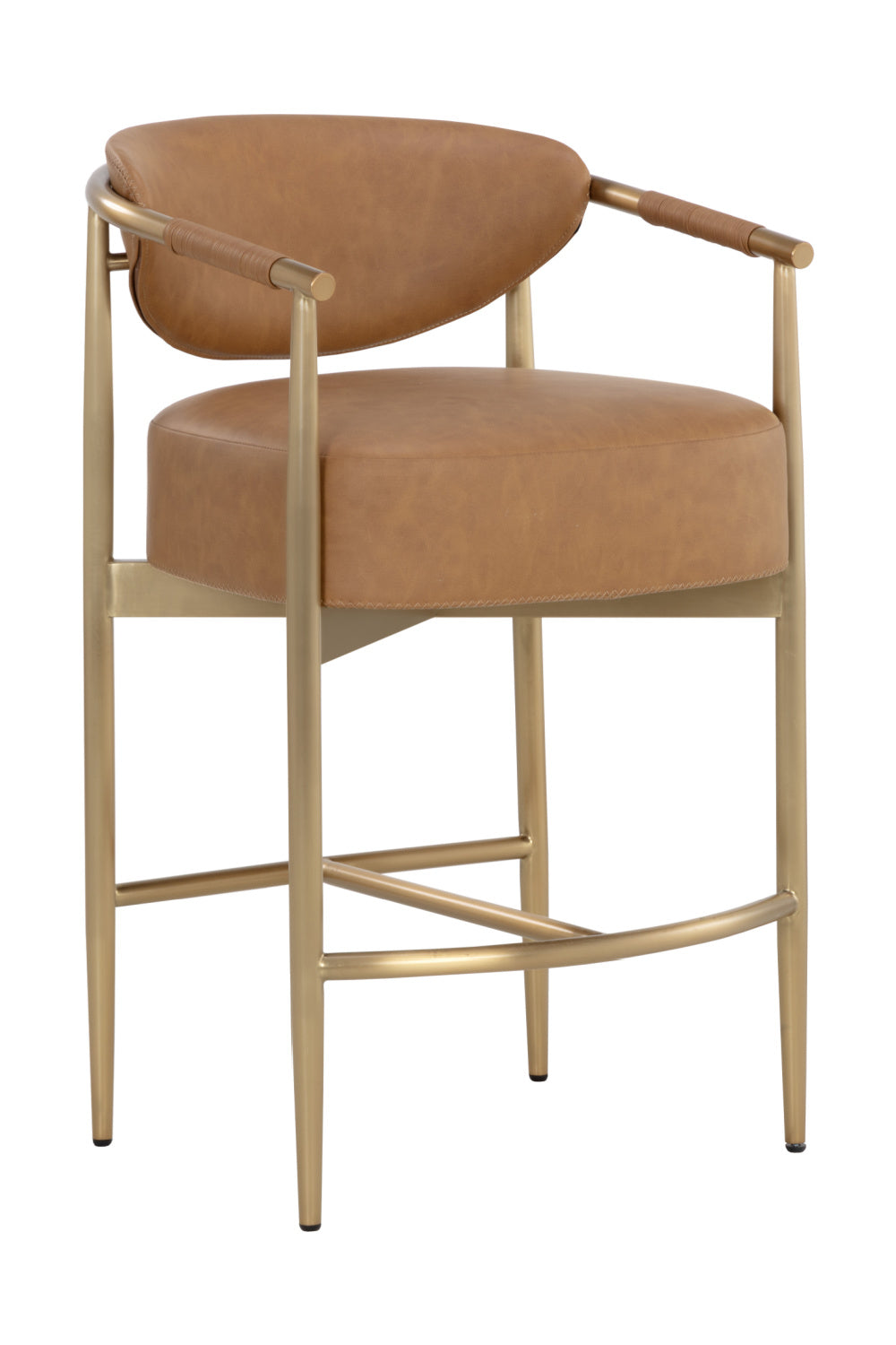 Modern European furniture - Curved Back Counter Stool - www.oroa.com | Oroa.com