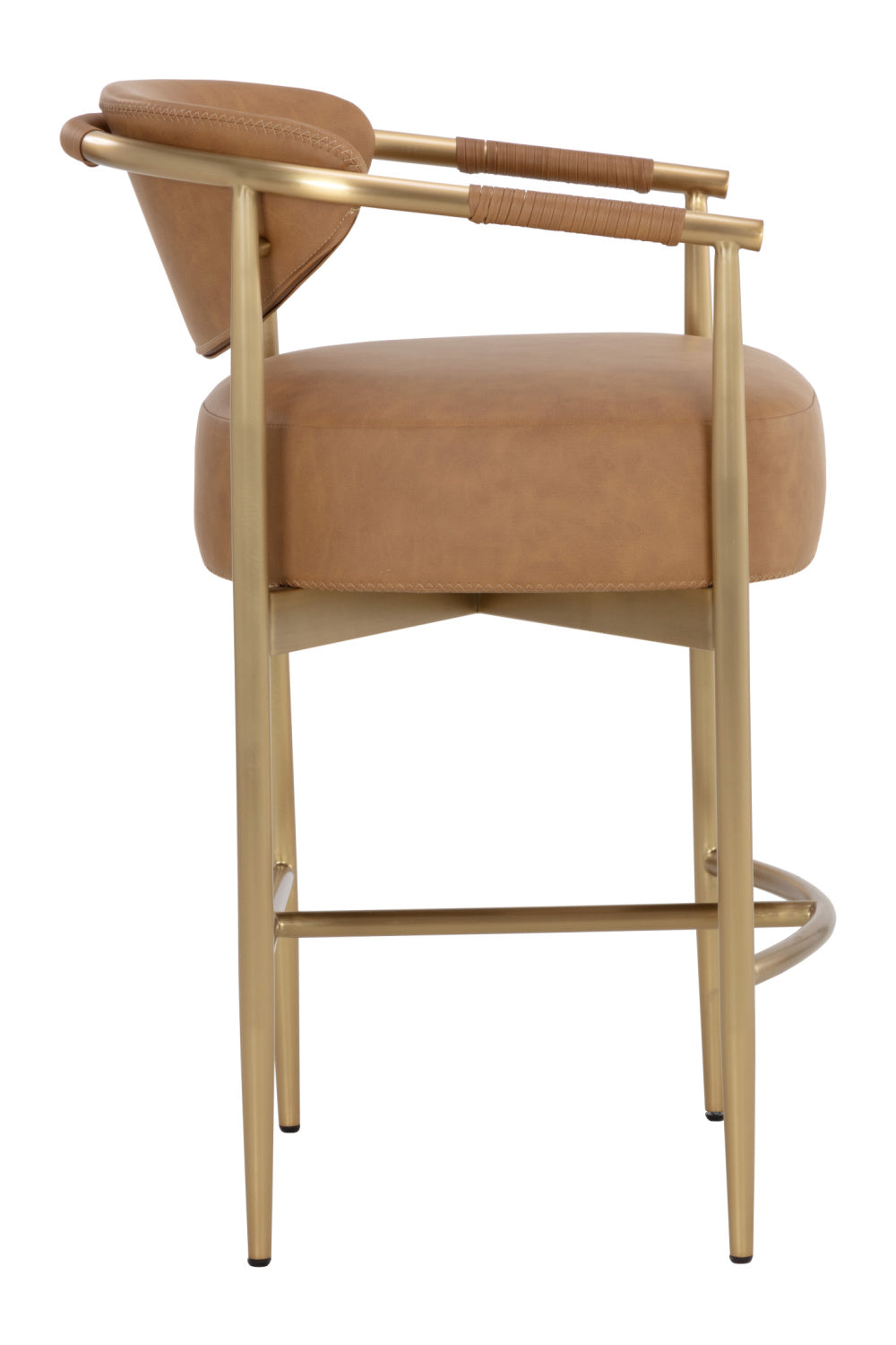 Modern European furniture - Curved Back Counter Stool - www.oroa.com | Oroa.com