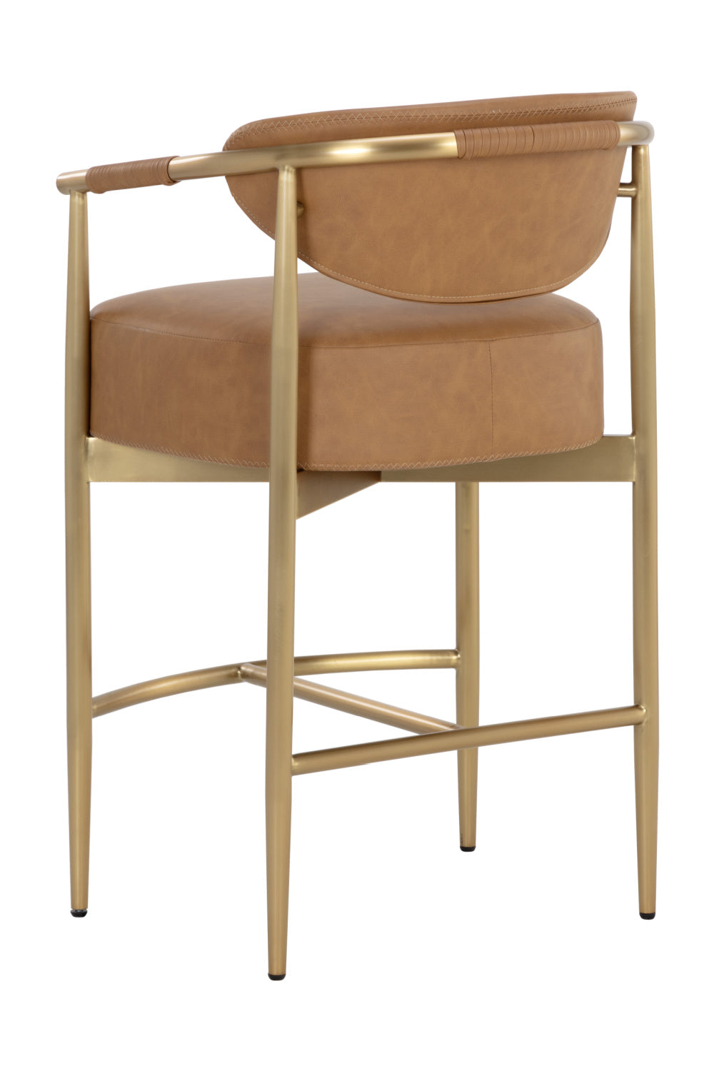 Modern European furniture - Curved Back Counter Stool - www.oroa.com | Oroa.com