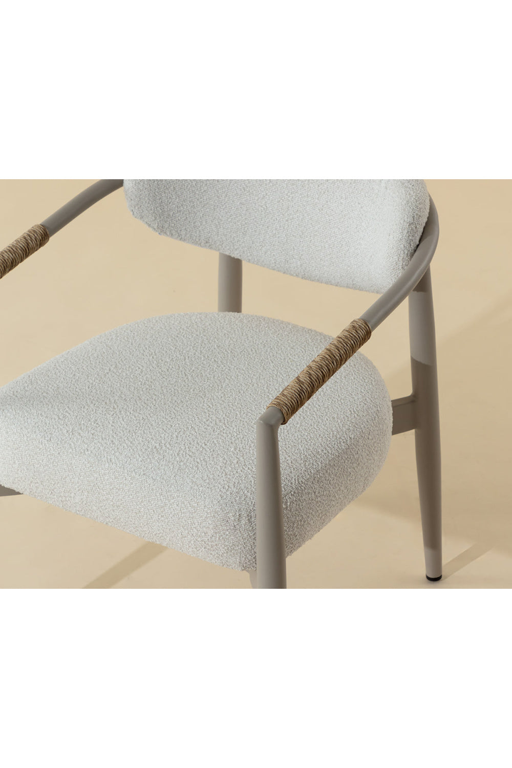 Modern European furniture - Sleek Indoor/Outdoor Wicker-Wrapped Dining Armchair - www.oroa.com | Oroa.com