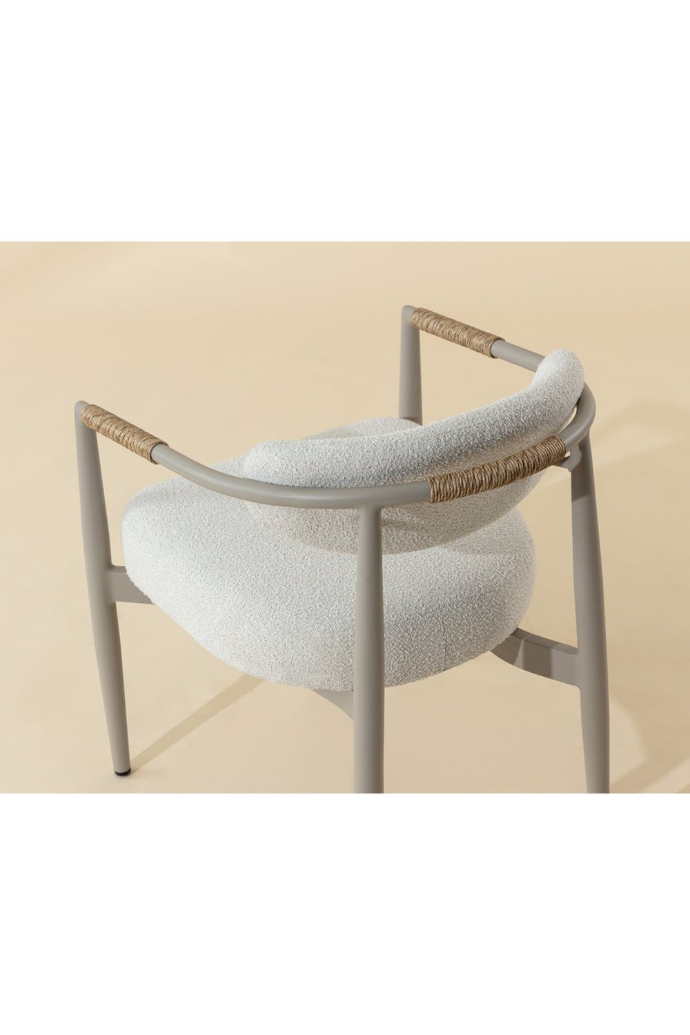 Modern European furniture - Sleek Indoor/Outdoor Wicker-Wrapped Dining Armchair - www.oroa.com | Oroa.com
