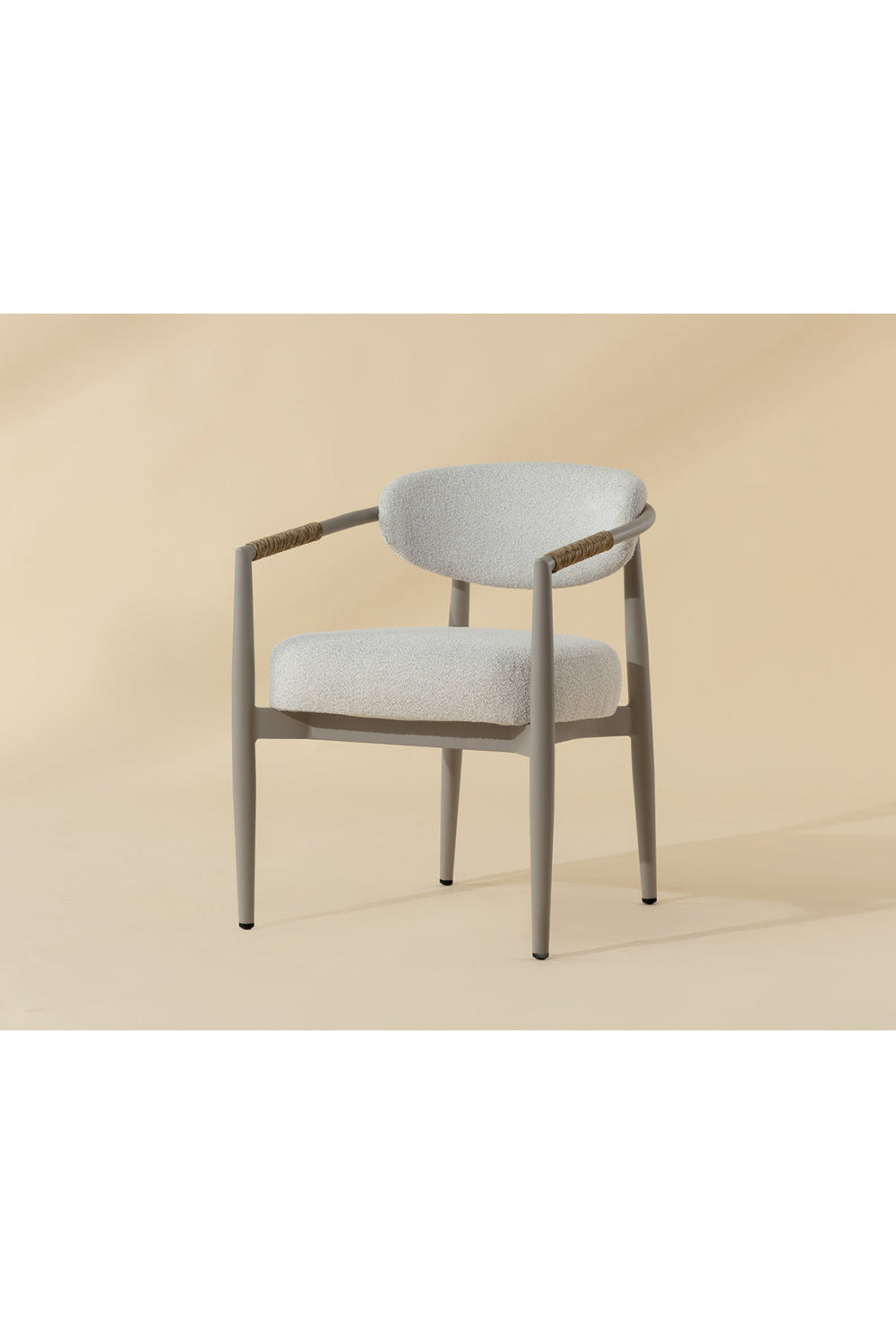 Modern European furniture - Sleek Indoor/Outdoor Wicker-Wrapped Dining Armchair - www.oroa.com | Oroa.com
