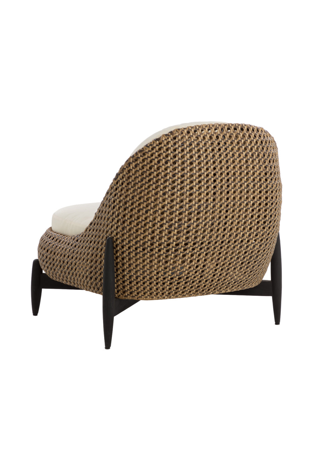 Modern European furniture - Padded Wicker Outdoor Lounge Chair - www.oroa.com | Oroa.com