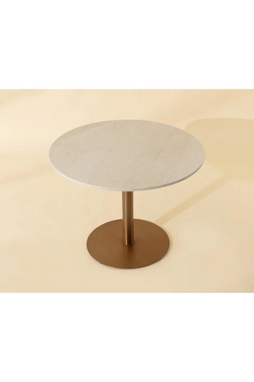 Modern European furniture - White Marble Round Bistro Table - www.oroa.com | Oroa.com