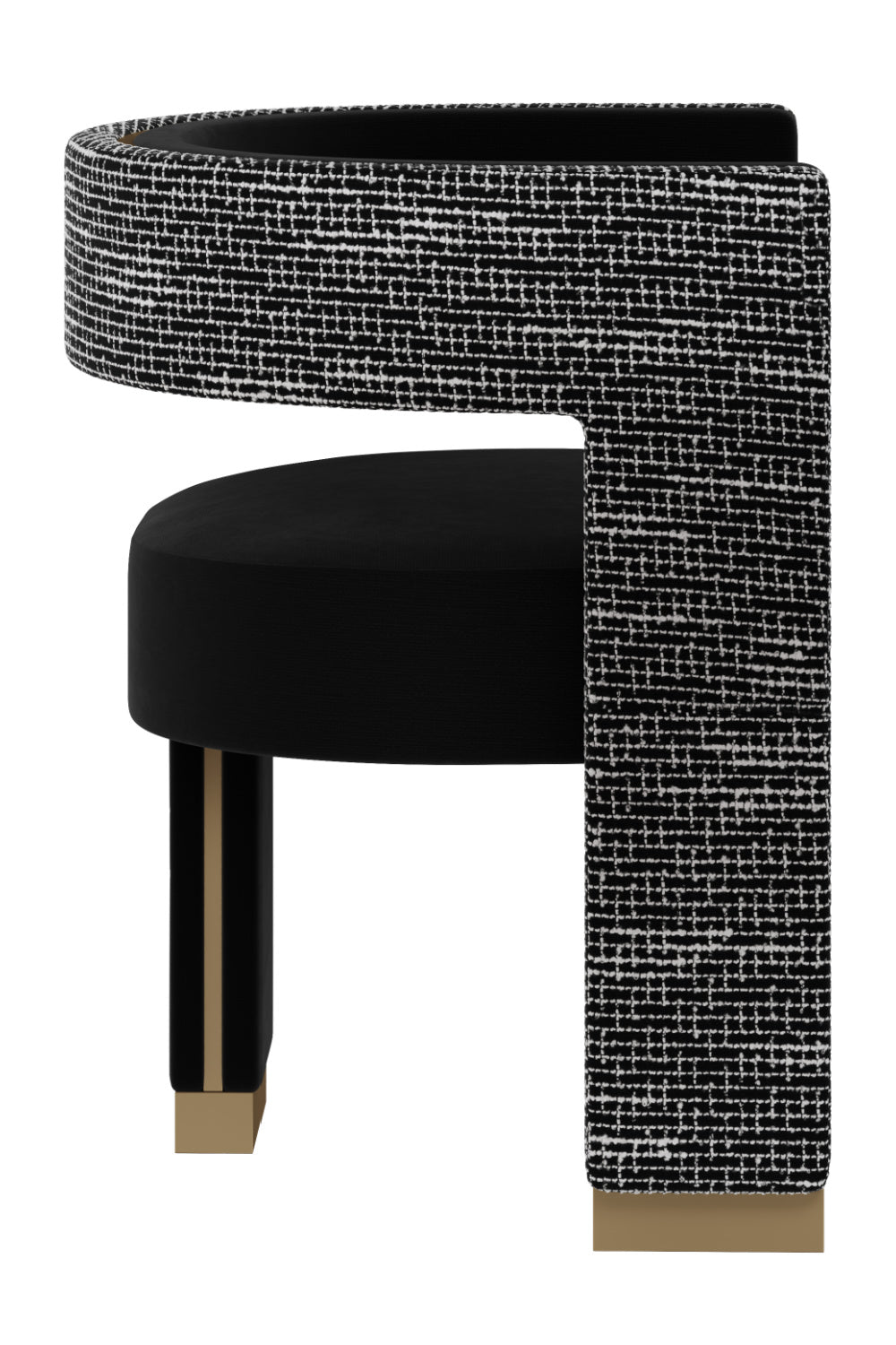 Modern European furniture - Curved 3-Legged Dining Chair - www.oroa.com | Oroa.com