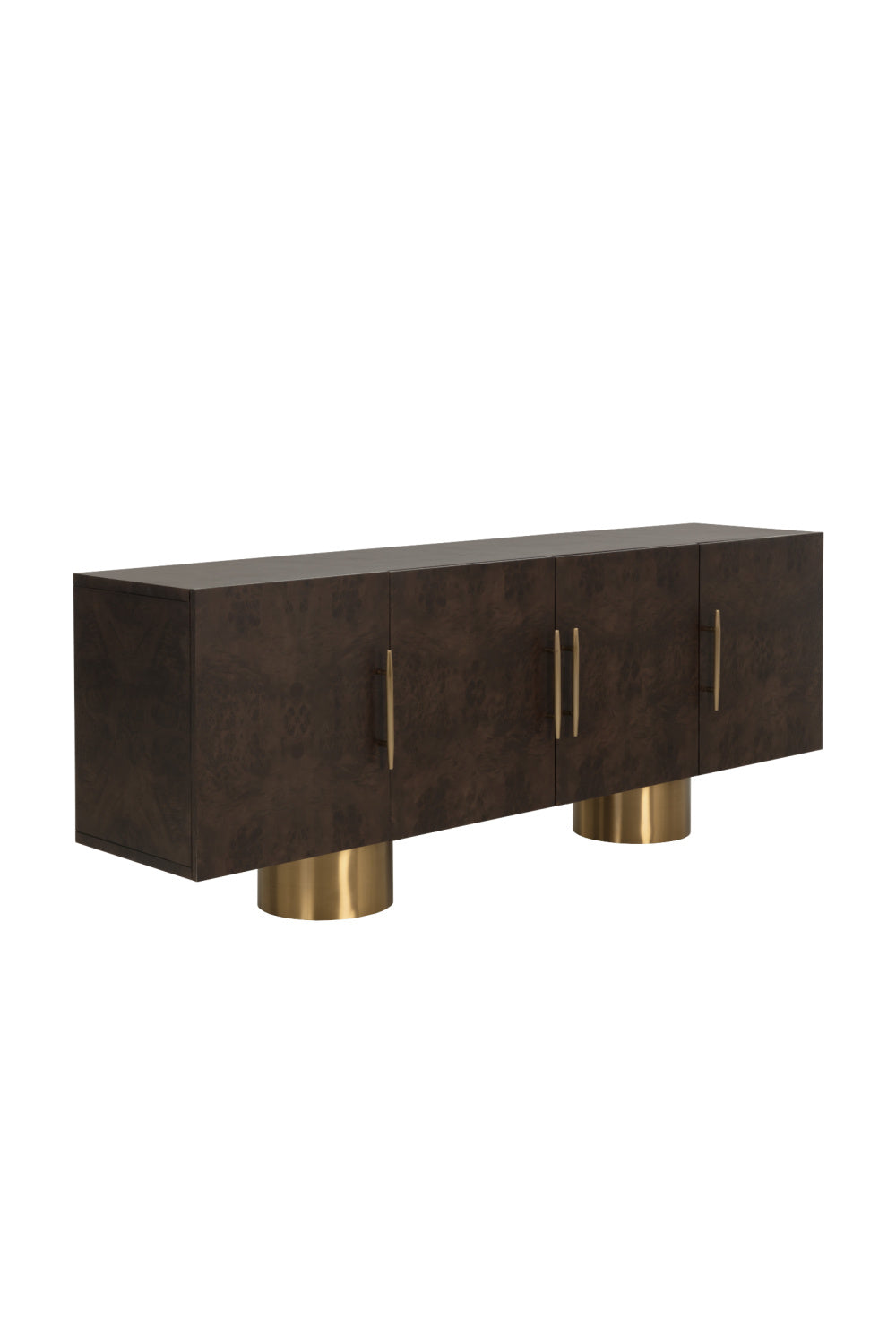 Modern European furniture - Maple Burl 4-Door Sideboard - www.oroa.com | Oroa.com