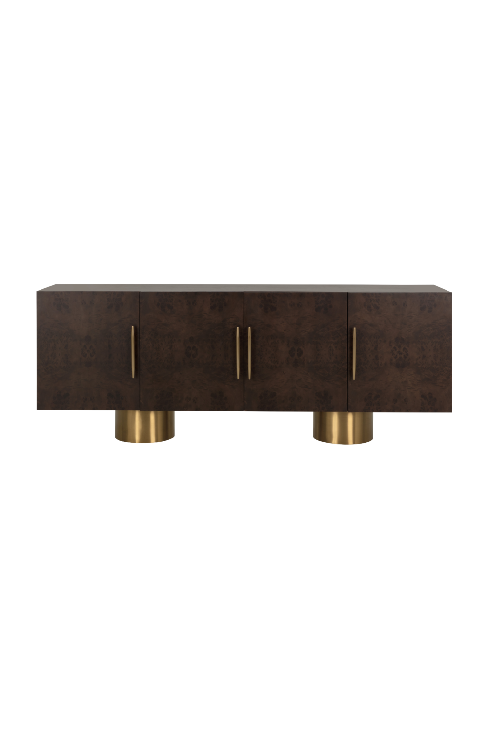 Modern European furniture - Maple Burl 4-Door Sideboard - www.oroa.com | Oroa.com