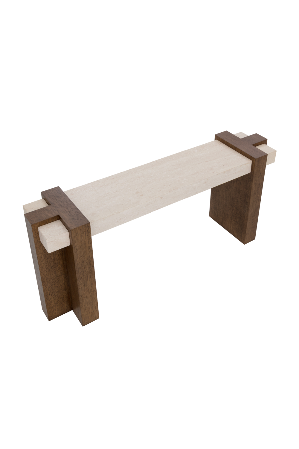 Modern European furniture - Interlocked Wooden Legs Console Table - www.oroa.com | Oroa.com
