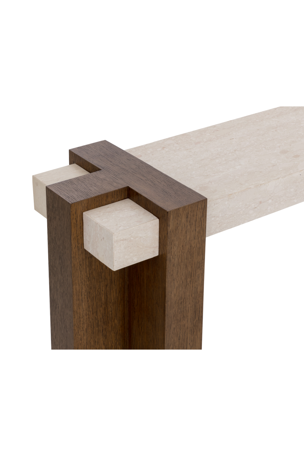 Modern European furniture - Interlocked Wooden Legs Console Table - www.oroa.com | Oroa.com