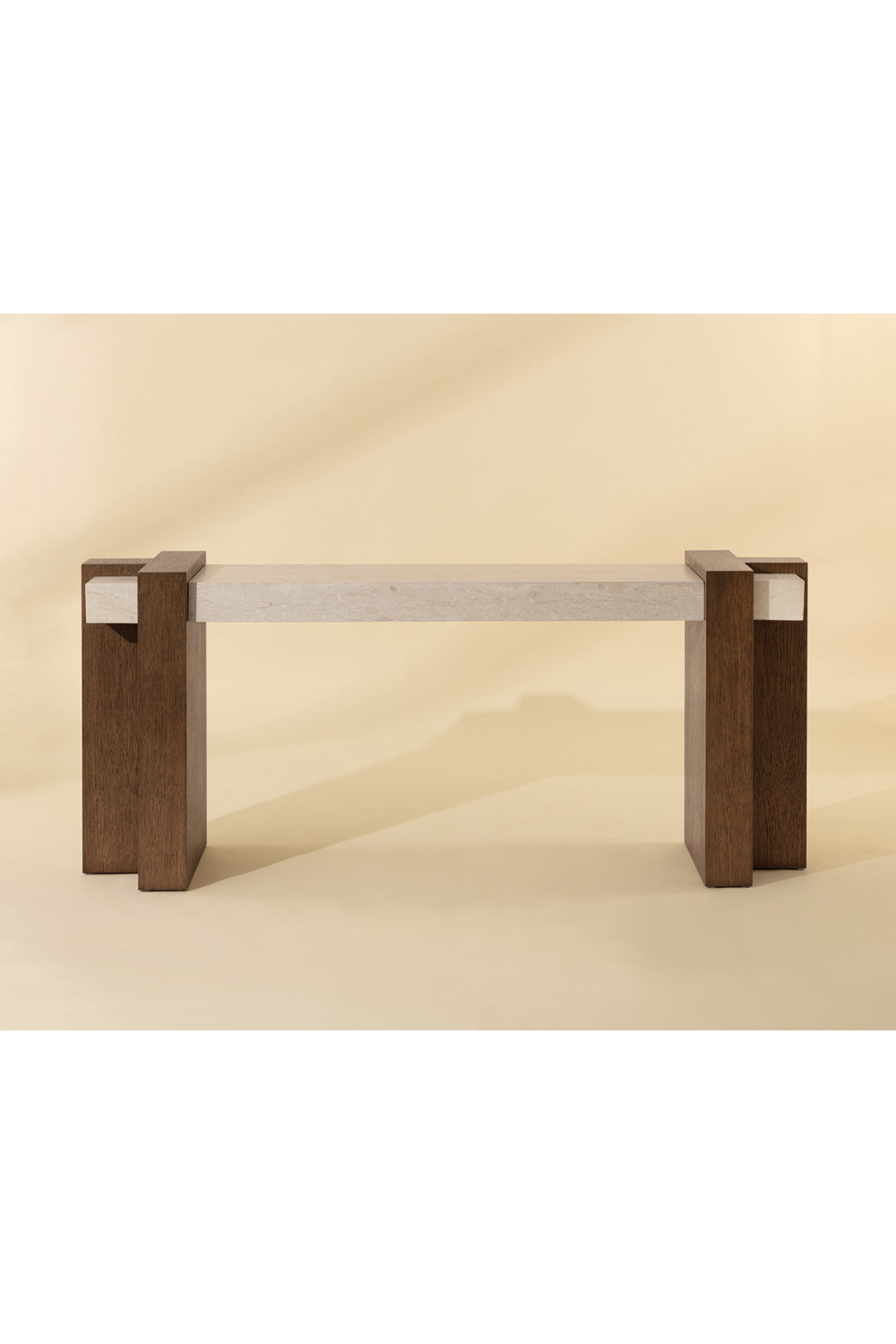 Modern European furniture - Interlocked Wooden Legs Console Table - www.oroa.com | Oroa.com