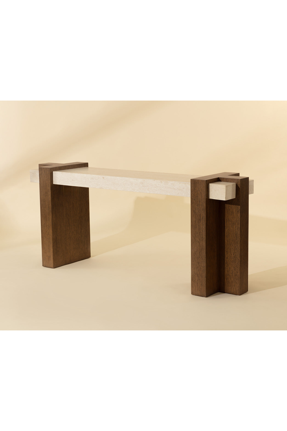 Modern European furniture - Interlocked Wooden Legs Console Table - www.oroa.com | Oroa.com