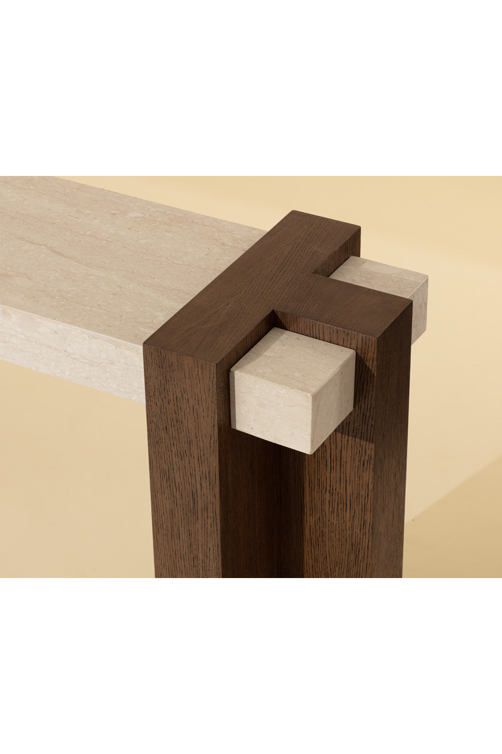 Modern European furniture - Interlocked Wooden Legs Console Table - www.oroa.com | Oroa.com