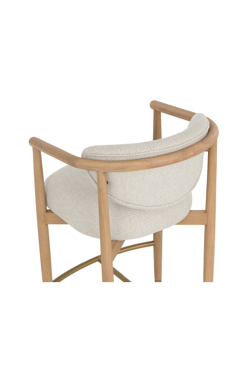 Modern European furniture - Oak Framed Counter Stool - www.oroa.com