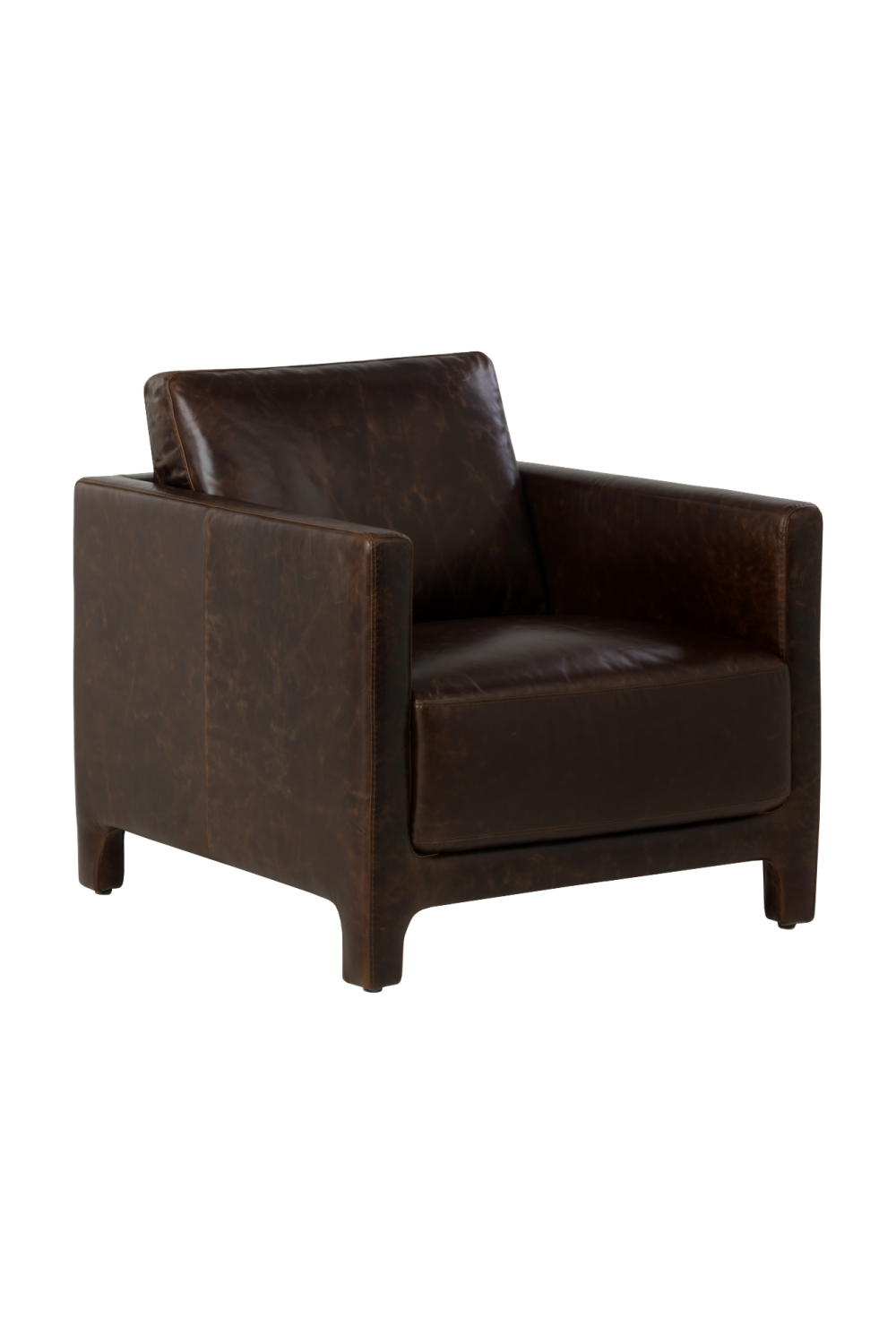 Modern European furniture - Bovine Leather Lounge Chair - www.oroa.com | Oroa.com