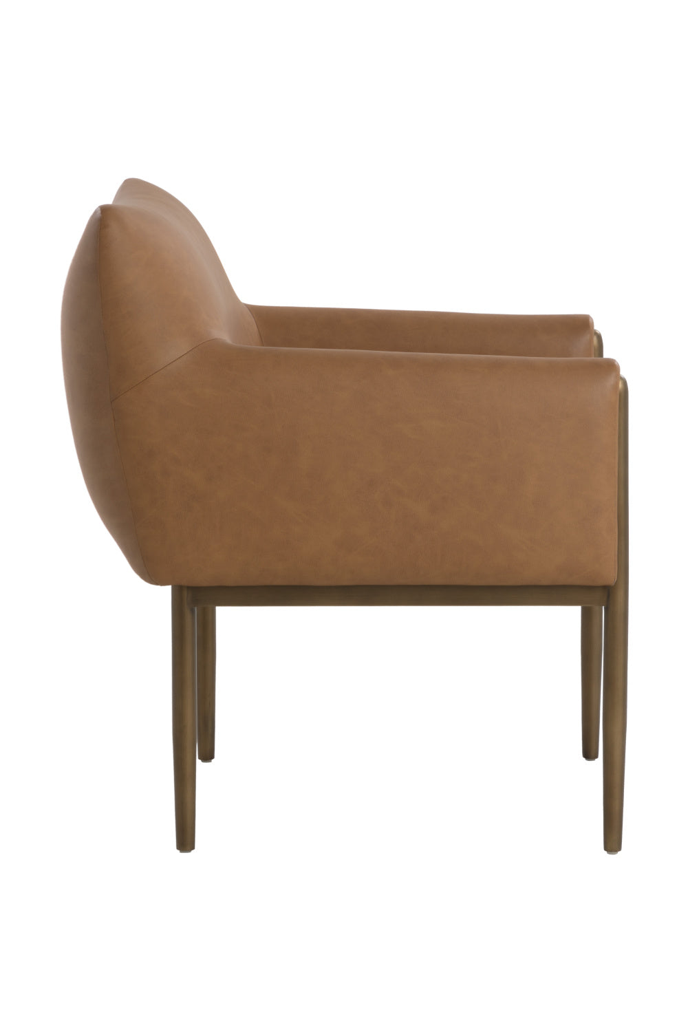 Bronze Legged Dining Armchair Modern European furniture - www.oroa.com | Oroa.com