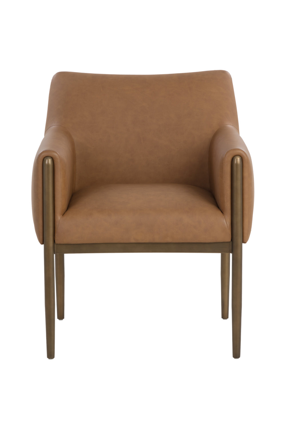 Bronze Legged Dining Armchair Modern European furniture - www.oroa.com | Oroa.com