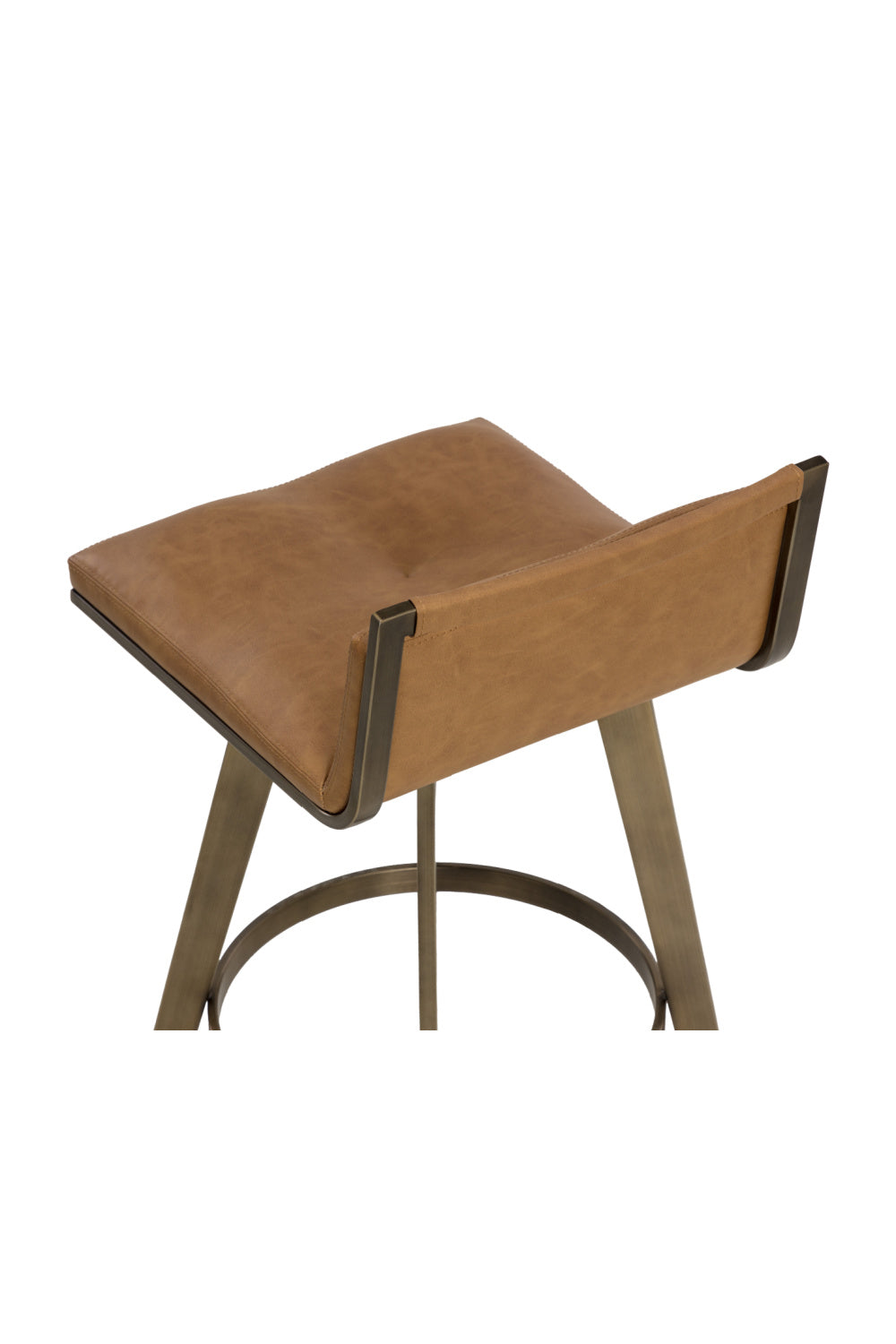 Modern European furniture - Swivel Counter Stool with Metal Frame - www.oroa.com