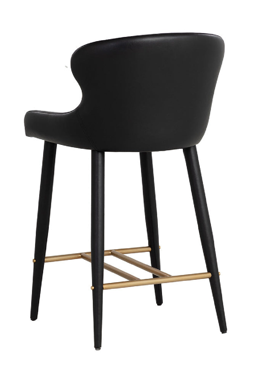 Modern European furniture - Leather Look Shell Counter Stool - www.oroa.com | Oroa.com