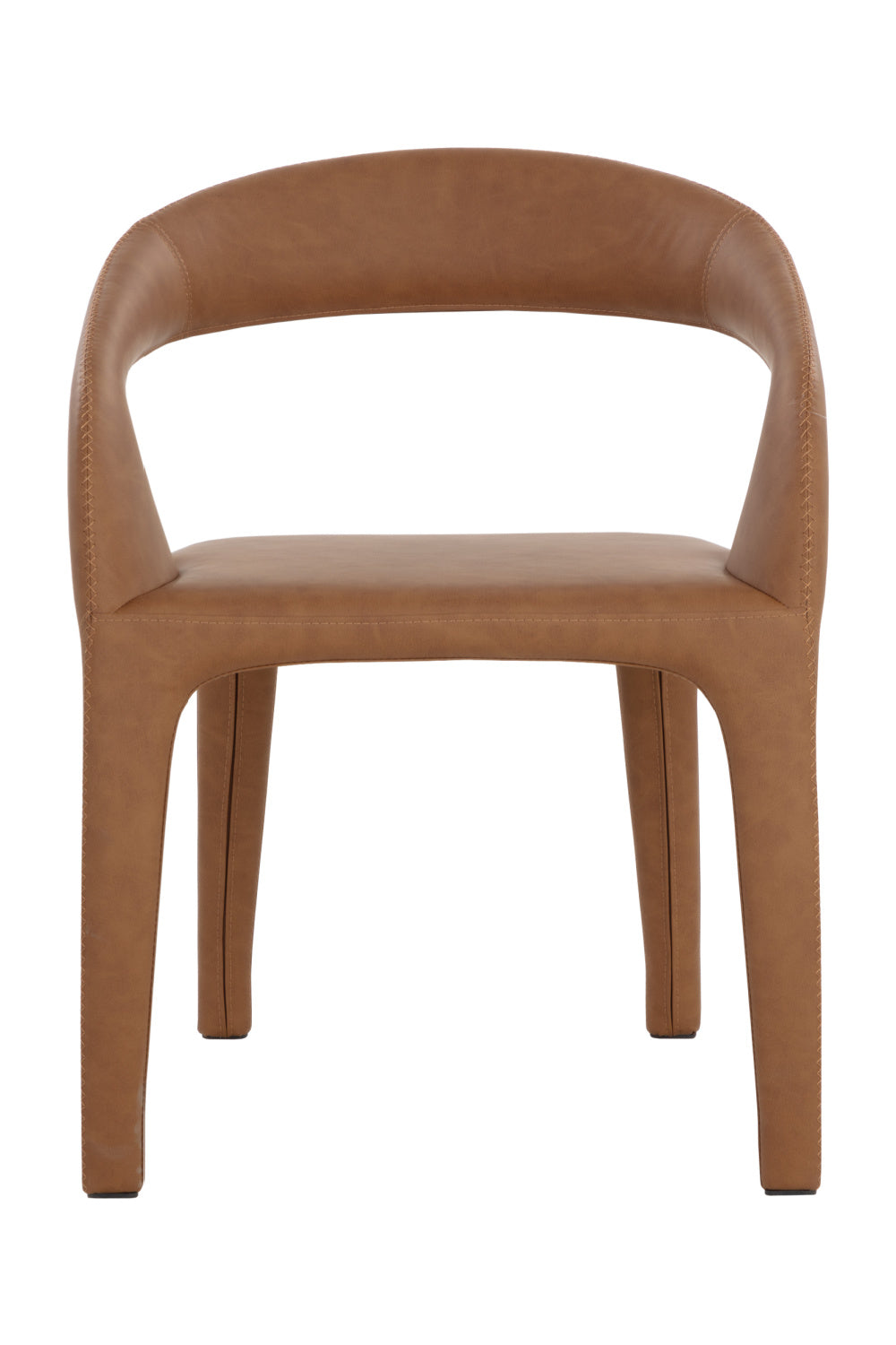 Modern European furniture - Open-Back Leather Look Dining Chair - www.oroa.com | Oroa.com