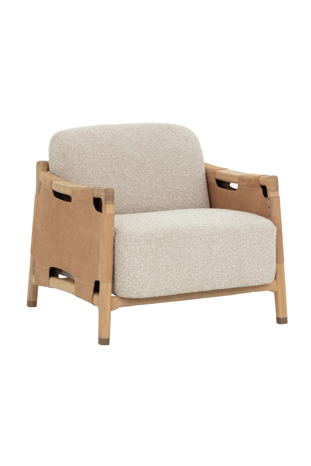 Modern European furniture - Solid Oak Framed Lounge Chair - www.oroa.com | Oroa.com