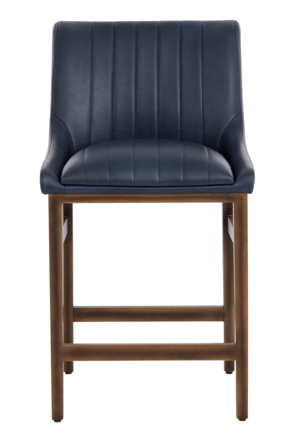 Modern European furniture - Channel-Tufted Counter Stool - www.oroa.com | Oroa.com