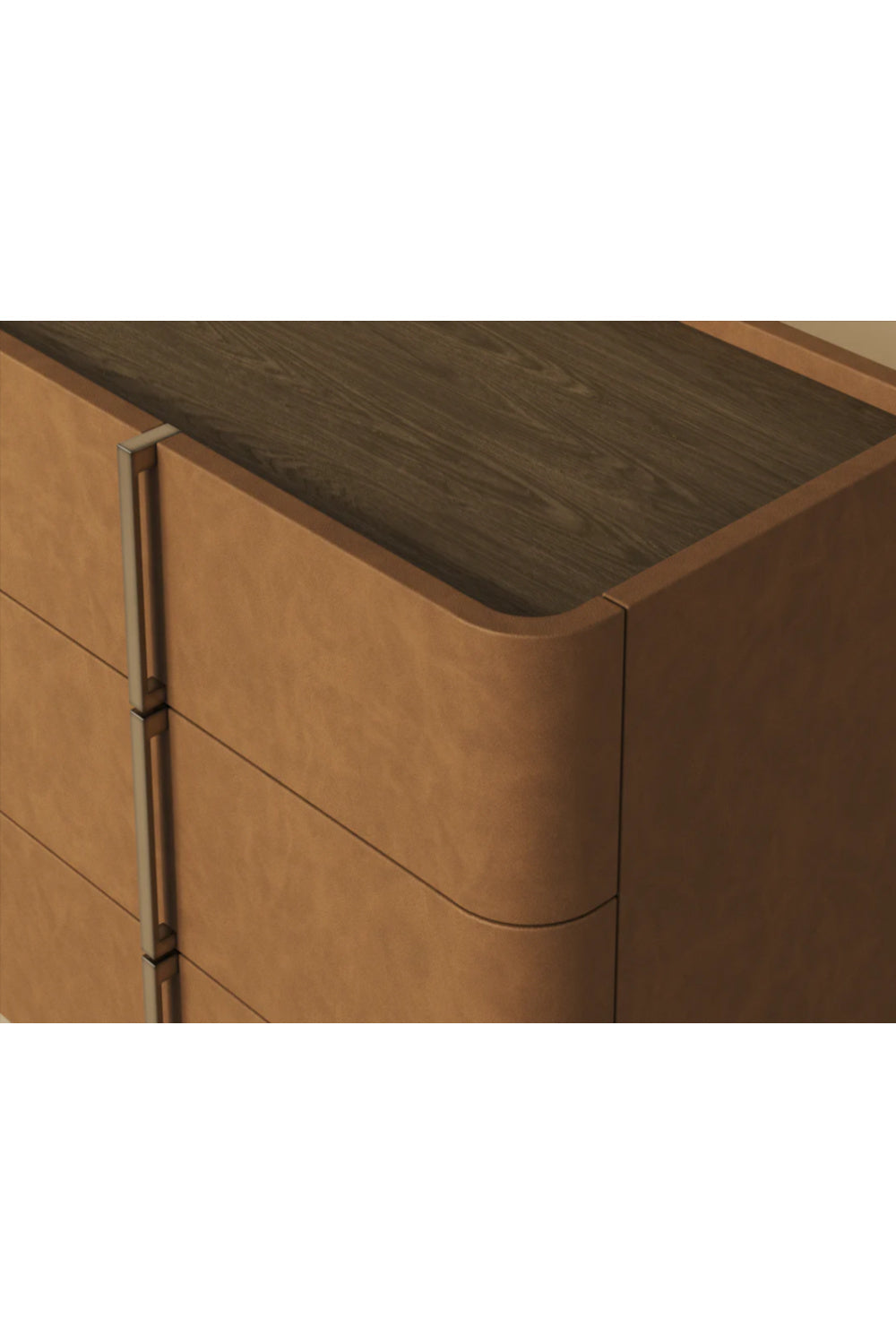 Modern European furniture - Leather-Look 6-Drawer Dresser - www.oroa.com | Oroa.com