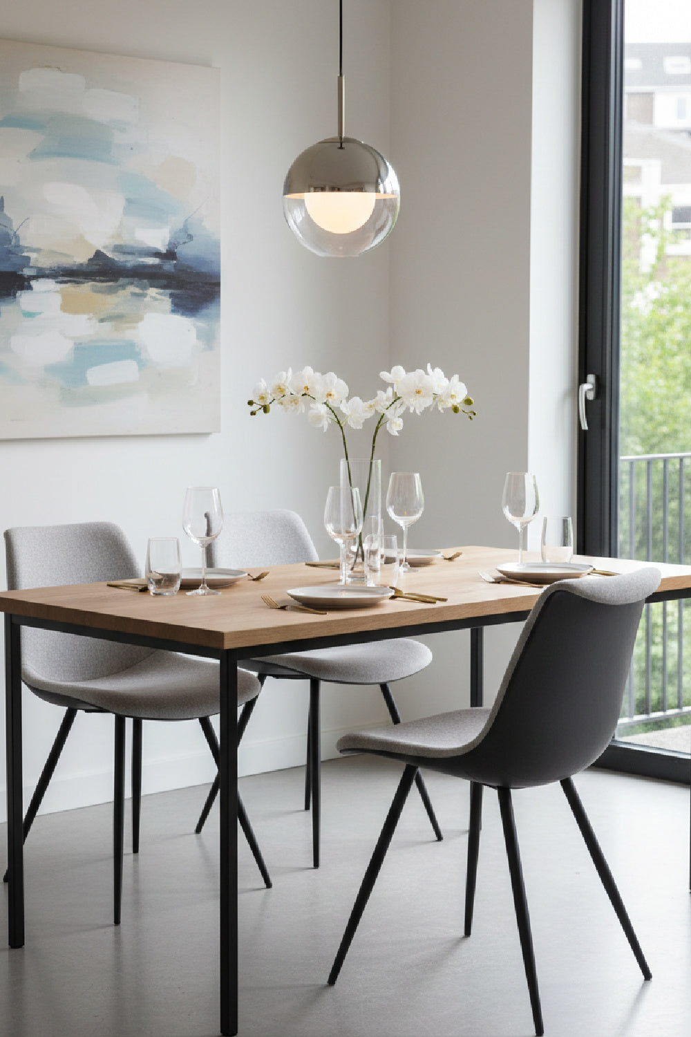 Modern European furniture - Fabric Shell Dining Chair - www.oroa.com | Oroa.com