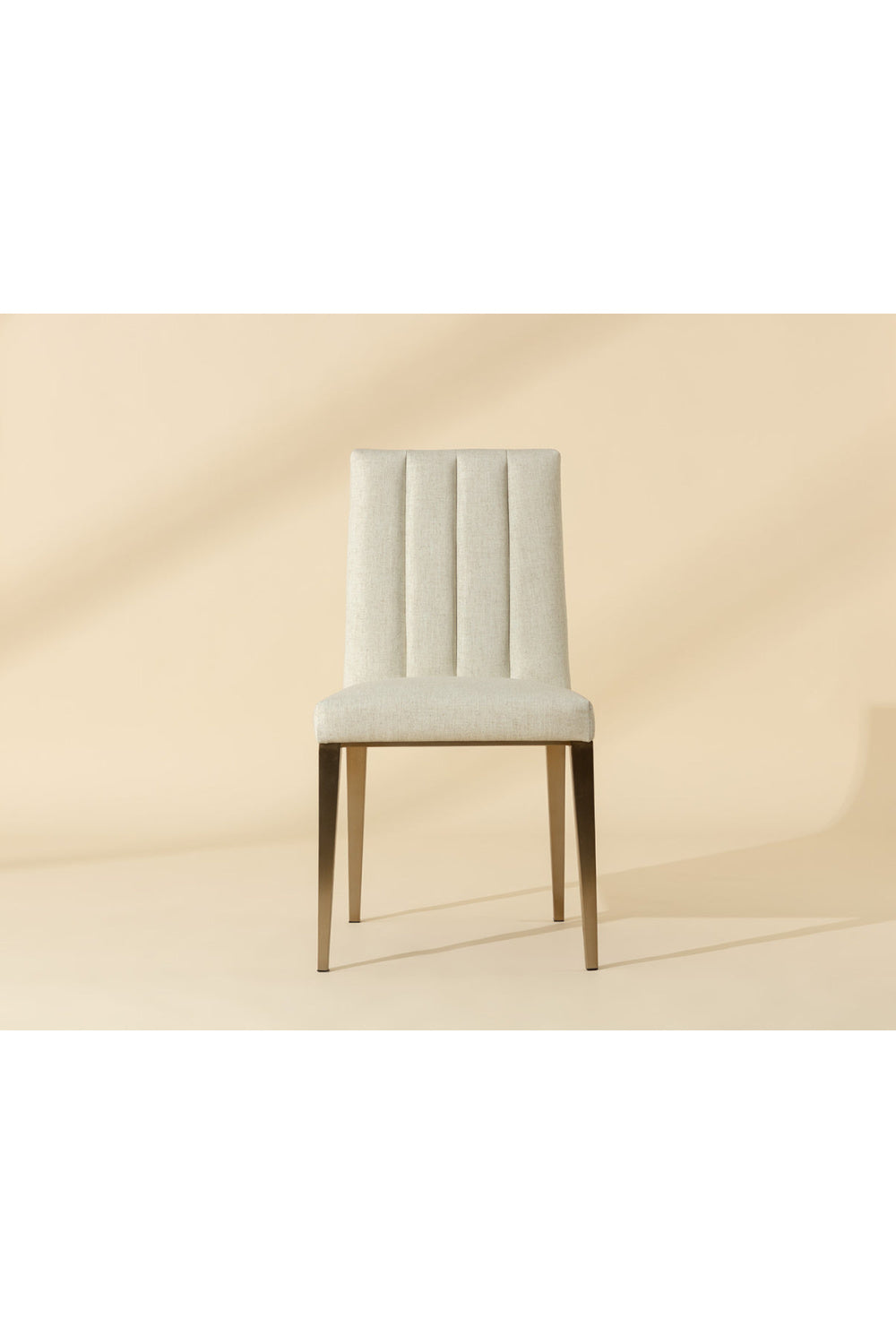Modern European furniture - Vertical Channeled Dining Chairs (2) - www.oroa.com | Oroa.com